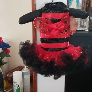 👻🐶 LADYBUG PET COSTUME NWT FIRM